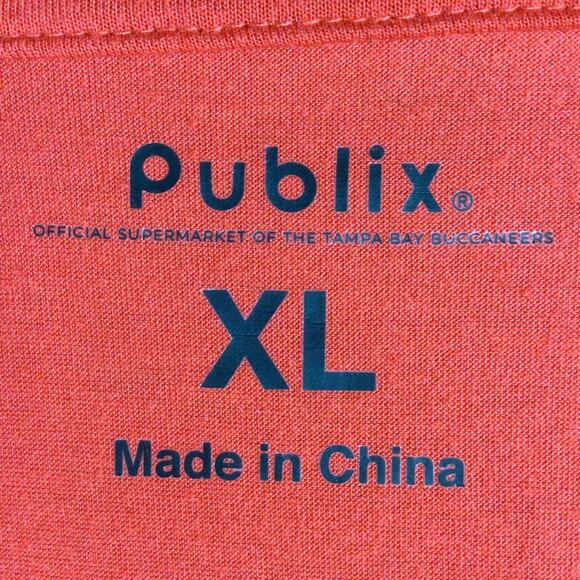 Publix Tampa Bay Florida Buccaneers Football T Shirt Red XL - Picture 3 of 5